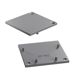 Крышка торцевая для профиля ALU-MINATION 3535, серая (П)