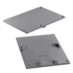 Крышка торцевая для профиля ALU-MINATION 5070, серая