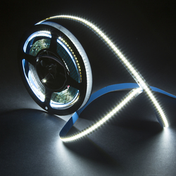 Светодиодная лента Infinilite 12В, IP20, 120 SMD 2835, 1700 лм/м, 19.2 Вт/м, ширина подложки 8 мм, катушка 10 м., холодный белый 6500-6800К, Ra≥80, бин CA3