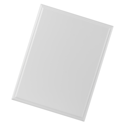 Плакетка ламинированный МДФ, А4, 23 х 30 см, цвет слоновая кость (для пластины 195 х 265 мм)