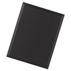 Плакетка ламинированный МДФ, А4, 23 х 30 см, цвет чёрный обсидиан (для пластины 195 х 265 мм)