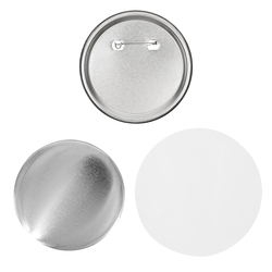 Заготовки закатного значка, металлические, d=75 мм (Китай)