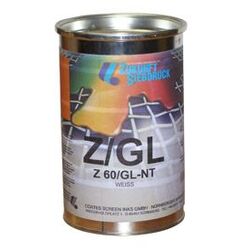 Краска трафаретная сольвентная SUN CHEMICAL серия ZGL, W50 белая, 1 л