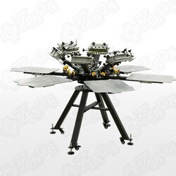 Станок ручной карусельный, для печати на текстиле JM-SP 6 x 6