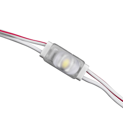 1 LED модуль MICRO 1еm         2700-3000К 30-60мм 0.36W 12V IP65 40lm л1.5 13.3х6.4х7.8мм 40мм AE5-1