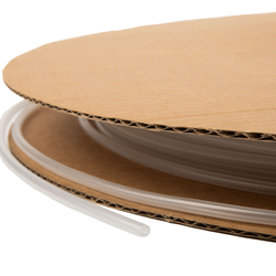 Термоусадочная трубка прозрачная с клеевым слоем d= 3.2 мм, толщина 0.40 мм, рулон 100 м