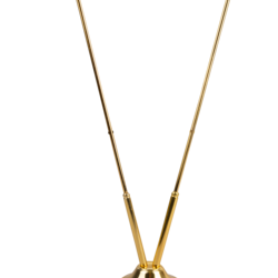 Настольный флагшток JUST Flag, h=31 см, два флага, золото