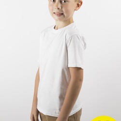 ЧЗ Футболка TEXTILLER, детская, белая, 100% хлопок, 160 г/м², 7-8 лет, рост 128 см