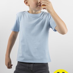 ЧЗ Футболка TEXTILLER, детская, голубая, 100% хлопок, 160 г/м², 11-12 лет, рост 152 см