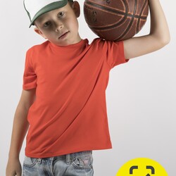 ЧЗ Футболка TEXTILLER, детская, красная, 100% хлопок, 160 г/м², 7-8 лет, рост 128 см