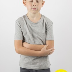ЧЗ Футболка TEXTILLER, детская, серый меланж, 100% хлопок, 160 г/м², 11-12 лет, рост 152 см