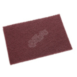 Шлифовальный лист 3M 7447 Scotch-Brite, 158 х 224 мм, зернистость A VFN, бордовый, слабо агрессивный