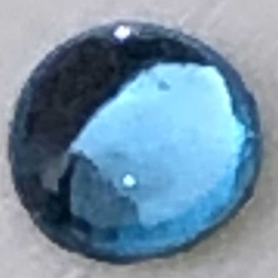 Термостразы CABOCHON, полусфера, стекло, SS16 (4 мм), №14 Sky Blue (голубой), 200 гросс