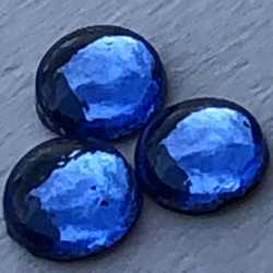 Термостразы CABOCHON, полусфера, стекло, SS16 (4 мм), №15 Sapphire (светло-васильковый), 200 гросс