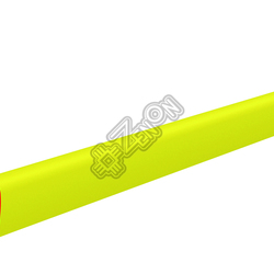 Профиль пластиковый U-НОРМ, 3 мм, жёлтый, глянцевый, длина 3 м