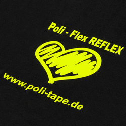 Термоплёнка POLI-FLEX, серия 4779 TURBO REFLEX YELLOW, с клеевым слоем, желтый, 190 мкм, 0.50 x 10 м