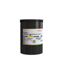 Краска трафаретная сольвентная SUN CHEMICAL серия NC-572, 572-22300 лимонная желтая, 1 кг