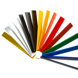 Профиль пластиковый ELKAMET, тип F, ширина 25 мм, зелёный RAL 6032, длина 4 м