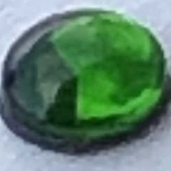 Термостразы CABOCHON, полусфера, стекло, SS16 (4 мм), №07 Green (зеленый), 200 гросс