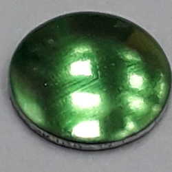 Термостразы NAILHEAD, круглые, металл, глянец, 6 мм, №14 Peridot (оливковый), 1 гросс