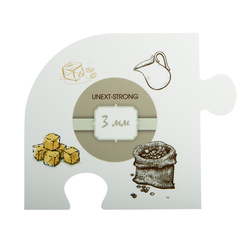 Вспененный ПВХ-пластик UNEXT-Strong, толщина 3 мм, белый, 2030 х 3050 мм