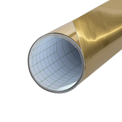 Плёнка металлизированная GRAFIX, серия Metallized, царапаное золото, 55 мкм, 1.22 x 50 м, CVG1003S