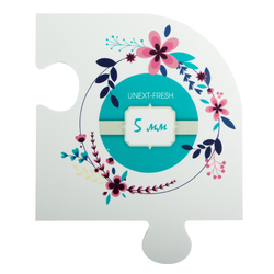 Вспененный ПВХ-пластик UNEXT-Fresh, толщина 5 мм, белый, 2030 х 3050 мм