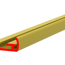 Профиль пластиковый багетный DECO-FRAME BB, золотой, длина 1.65 м