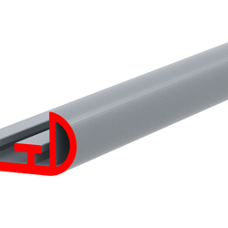 Профиль пластиковый багетный DECO-FRAME BD10, золотой, длина 1.65 м