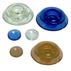 Термошайба для монтажа сотового поликарбоната, ножка 4 мм, поликарбонатная, бронза