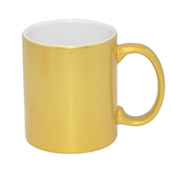 Кружка для сублимации, 330 мл, d=82 мм, золотая