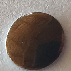 Термостразы NAILHEAD, круглые, металл, глянец, 5 мм, №12 Dark Brown (темно-коричневый), 1 гросс