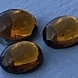 Термостразы CABOCHON, полусфера, стекло, SS16 (4 мм), №18 Dk. Topaz (светло-коричневый), 1 гросс