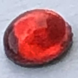 Термостразы CABOCHON, полусфера, стекло, SS16 (4 мм), №05 Siam (красный), 200 гросс