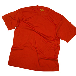 Футболка TEXTILLER, унисекс, бесшовная, красная, 100% хлопок, 160 г/м², XXL (52)