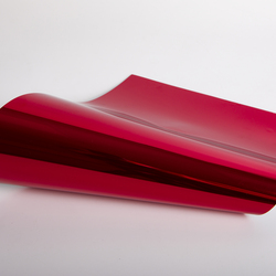 Плёнка LoveСтикер, серия Metallized, зеркальный красный, 90 мкм, А4, MT-01