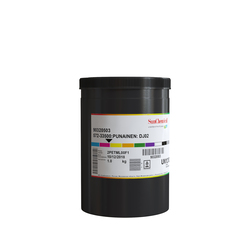 Краска трафаретная сольвентная SUN CHEMICAL серия NC-572, 572-33500 вишнево-красная, 1 кг