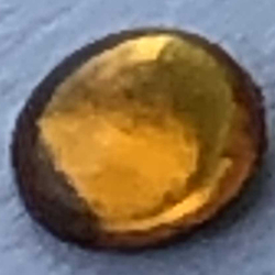 Термостразы CABOCHON, полусфера, стекло, SS16 (4 мм), №11 Citrine (темно-бежевый), 200 гросс