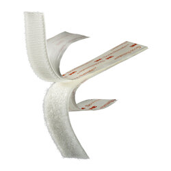 Застёжка 3M SJ3526, каучуковый адгезив, "крючок", 25.4 мм x 45.7 м, белый