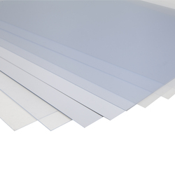 Сплошной ПВХ-пластик ZENOFOL-PRINT, толщина 0.5 мм, прозрачный, 1000 х 1400 мм