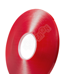 Двухсторонняя клеевая лента ZENO-TAPE АТ610, прозрачный вспененный акрил, 1 мм,  4 мм х 33 м