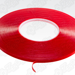 Двухсторонняя клеевая лента ZENO-TAPE АТ500, прозрачный вспененный акрил, 0.5 мм,  9 мм х 33 м