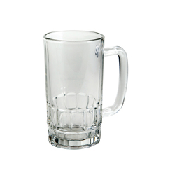 Пивная кружка для сублимации, стеклянная, прозрачная, 600 мл, d=86 мм
