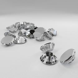 Термостразы RHINESTONE, ограненные, стекло, SS20 (5 мм), №01 Crystal (прозрачный), 100 гросс