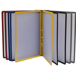 Настенное перекидное устройство JUST, 10 рамок А4, 5 цветов