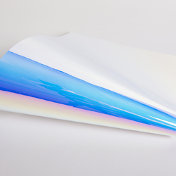 Плёнка LoveСтикер, серия Metallized, зеркальный сине-фиолетовый., 90 мкм, А4, RB65026