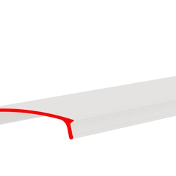 Экран для ALU-MINATION 2006, 2525, белый матовый, светорассеивающий, поликарбонат, длина 3 м