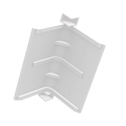 Коннектор угловой ALU-BOX 90, белый