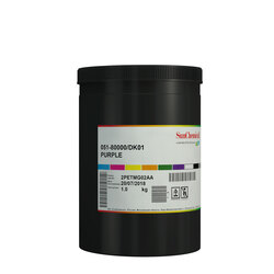 Краска трафаретная водная SUN CHEMICAL серия AQ-51, 051-80000 лиловая, 1 кг