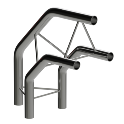Угол 3-х труб TRITIX TR-07, полукруглый, с внешней осью